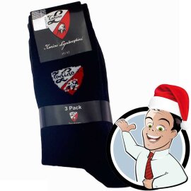 3 paires de chaussettes TONINO LAMBORGHINI en coton précieux