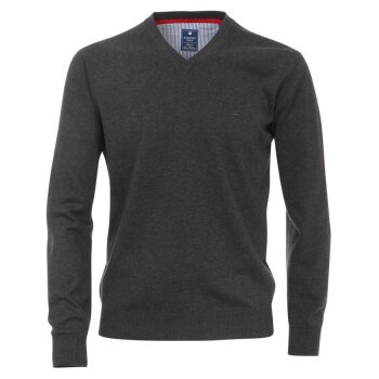 Punto de los hombres, con cuello en V, marca REDMOND, algodón puro
