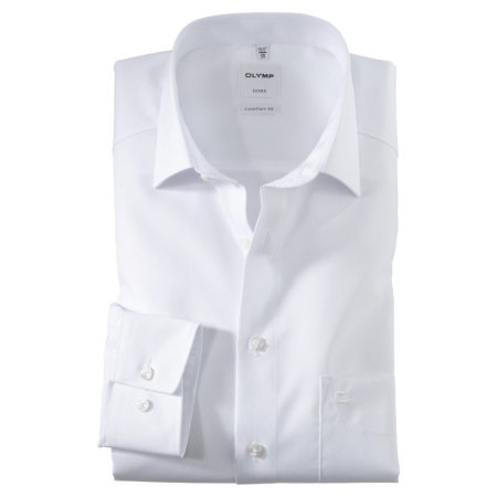 OLYMP LUXOR chemise pour homme COMFORT FIT uni à manche extra courte 58cm