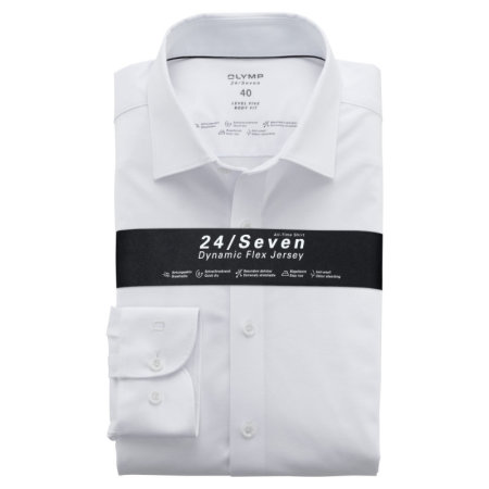 OLYMP chemise Level Five 24/SEVEN BODY FIT Uni manches longues