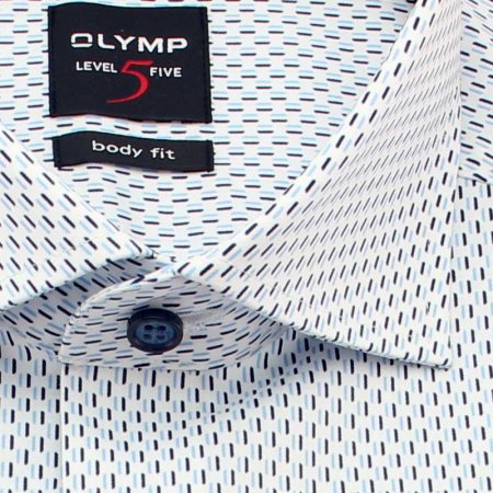 OLYMP Shirt Level Five BODY FIT print long sleeve