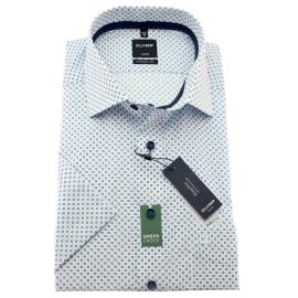 OLYMP LUXOR MODERN FIT print camisa para hombres mangas...