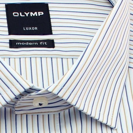 OLYMP LUXOR Men`s Shirt MODERN FIT print long sleeve