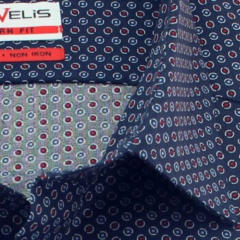 MARVELIS chemise pour homme MODERN FIT print à manches courtes