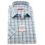 MARVELIS Men`s Shirt MODERN FIT checkered short sleeve