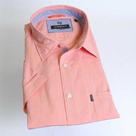 DORNBUSCH Men`s Shirt checked short sleeve (011421-43)