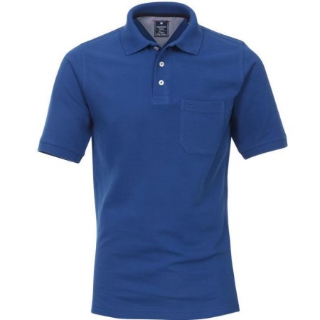 REDMOND polo shirt CASUAL Piquee piquee with breast pocket, short sleeves