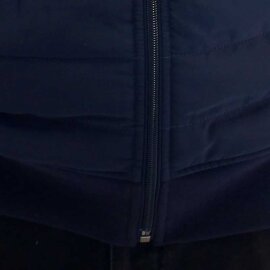 MARVELIS Steppjacke mit Reißverschluss und Kapuze