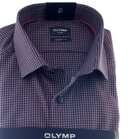 OLYMP LUXOR Men`s Shirt MODERN FIT checked long sleeve