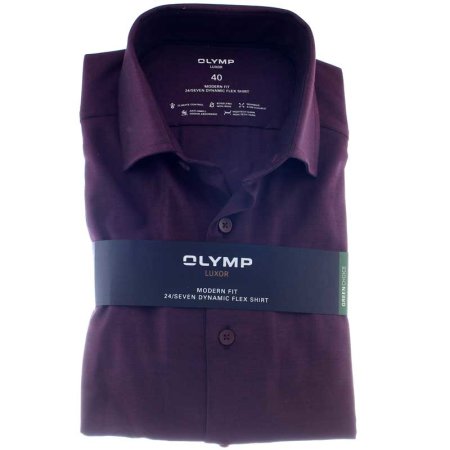 OLYMP LUXOR 24/SEVEN chemise MODERN FIT uni manches longues