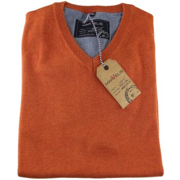 MARVELIS pullover with V-Neck, longsleeve