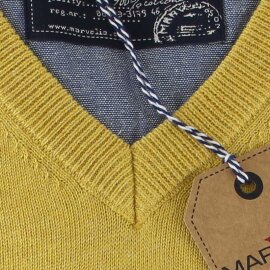 MARVELIS pullover with V-Neck, longsleeve