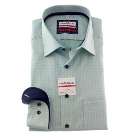 MARVELIS Hemd MODERN FIT hahnentritt langarm