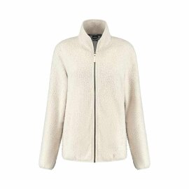 Kjelvik Teddy Sweatjacke LEXI für Damen mit Reißverschluss sand