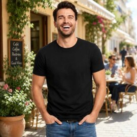 T-Shirt mit Rund-Ausschnitt halbarm der Marke REDMOND