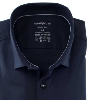 MARVELIS shirt BODY FIT EASY TO WEAR long-sleeved