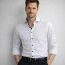 MARVELIS camisa MODERN FIT de manga larga FINE TWILL