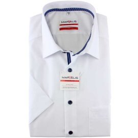 MARVELIS Hemd MODERN FIT uni halbarm