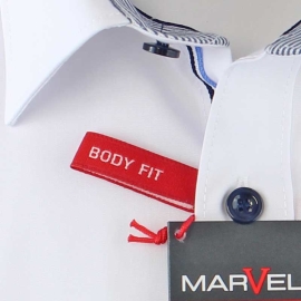 MARVELIS Shirt BODY FIT uni extra long sleeve 69cm