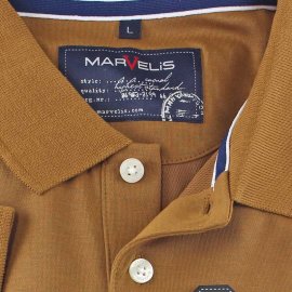 MARVELIS Quick-dry functional poloshirt MODERN FIT short sleeve with breast pocket 49-50 (4XL)