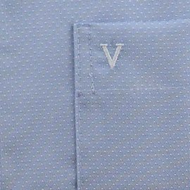 MARVELIS Comfort Fit Men`s Shirt diamond jacquard long sleeve