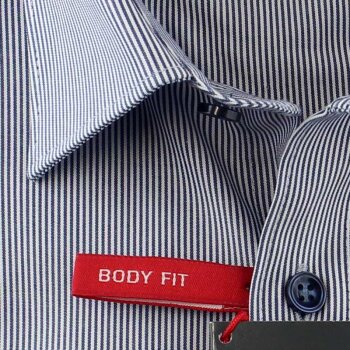 MARVELIS Hemd BODY FIT fineliner langarm