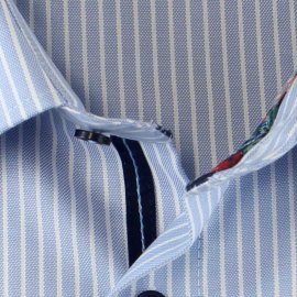 MARVELIS Men`s Shirt MODERN FIT striped long sleeve 43-44 (XL)