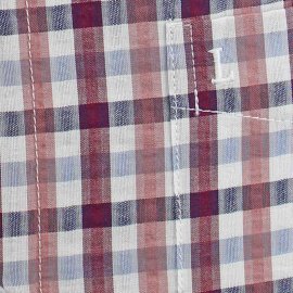 LEONARDO Men`s Shirt REGULAR FIT checks short sleeve