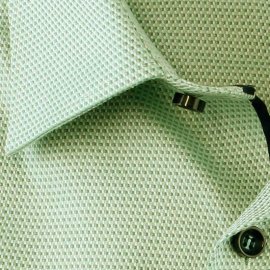 MARVELIS Men`s Shirt MODERN FIT diamond jacquard long sleeve