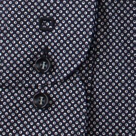 OLYMP chemise pour homme LEVEL FIVE BODY FIT print à manches longue