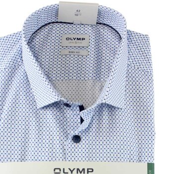 OLYMP chemise pour homme LEVEL FIVE BODY FIT print à manches longue