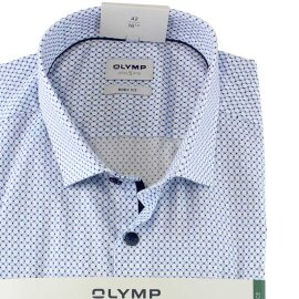 OLYMP Hemd Level Five BODY FIT modischer Druck langarm