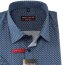 MARVELIS BODY FIT elegante impreso camisa para hombres mangas cortas