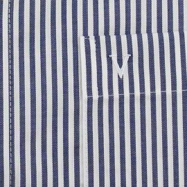 MARVELIS Men`s Shirt MODERN FIT MAXI striped short sleeve