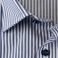 MARVELIS Men`s Shirt MODERN FIT MAXI striped short sleeve