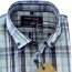 MARVELIS Casual chemise pour homme carreau à manches courtes