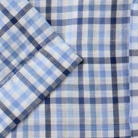 MARVELIS Casual chemise pour homme carreau à manches courtes