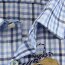 MARVELIS Casual chemise pour homme carreau à manches courtes
