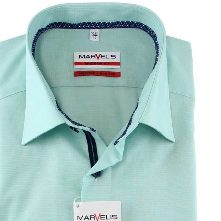 MARVELIS Men`s Shirt MODERN FIT uni long sleeve