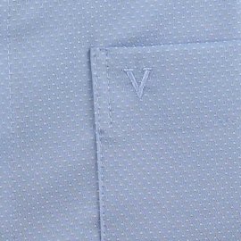 MARVELIS chemise pour homme MODERN FIT diamant jacquard à manches courtes