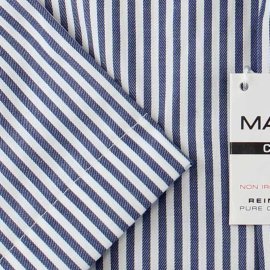 MARVELIS Men`s Shirt COMFORT FIT stripes short sleeve