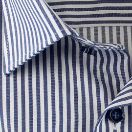 MARVELISa rayas camisa para hombres COMFORT FIT mangas cortas