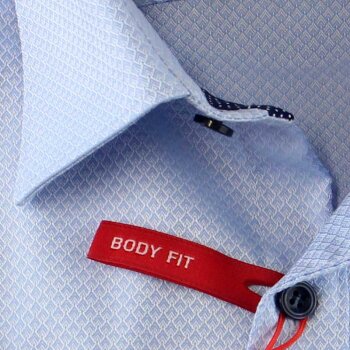 MARVELIS Hemd BODY FIT diamant jacquard halbarm