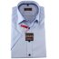 MARVELIS Hemd BODY FIT diamant jacquard halbarm