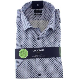 OLYMP LUXOR Hemd MODERN FIT modischer druck halbarm