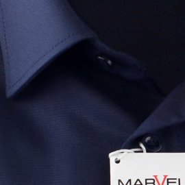 MARVELIS men´s Shirt MODERN FIT summer acquard short sleeve