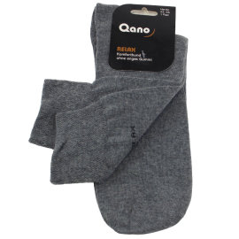 3 Pairs Qano – “RELAX” mens socks with a comfortable waistband