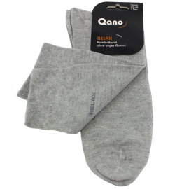 3 Paar Qano – “RELAX” Herrensocken mit bequemem Komfortbund