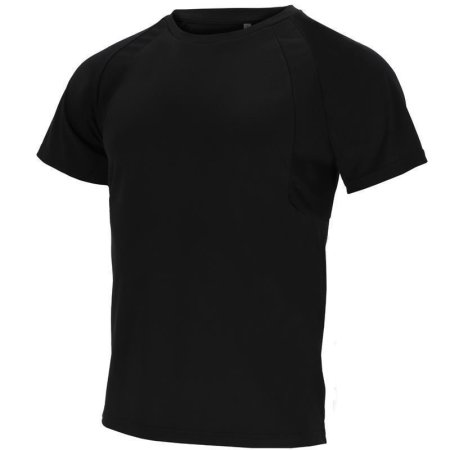 Camiseta deportiva para hombre BILBERRY camiseta funcional de secado rápido NEGRO
