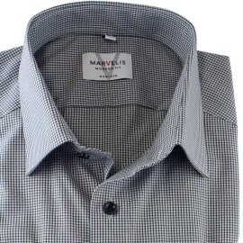 MARVELIS Hemd MODERN FIT MINI karo langarm